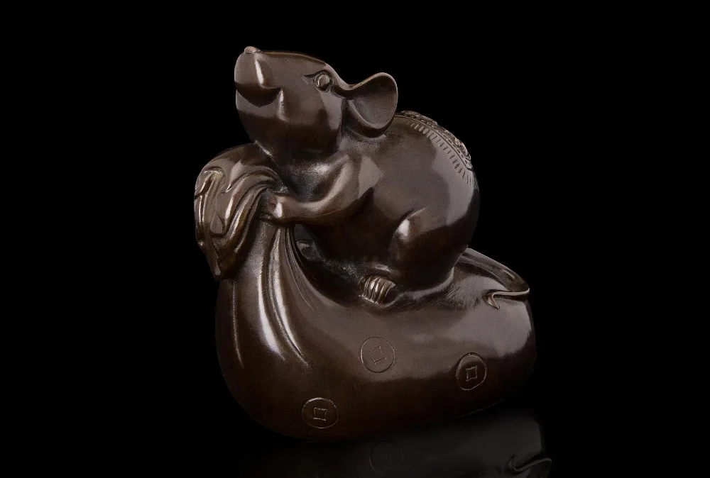 

Handicraft dog manufacturer direct sale of bronze crafts animal sculpture series home Copper Brass crafts Head Statue Home