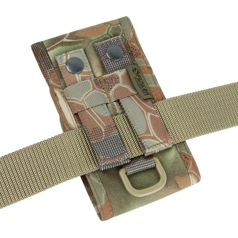 Excelente Elite Spanker al aire libre MOLLE teléfono celular corriendo bolsa funda de Nylon bolsillo para teléfono 5,5 pulgadas Universal magia pulsa versión