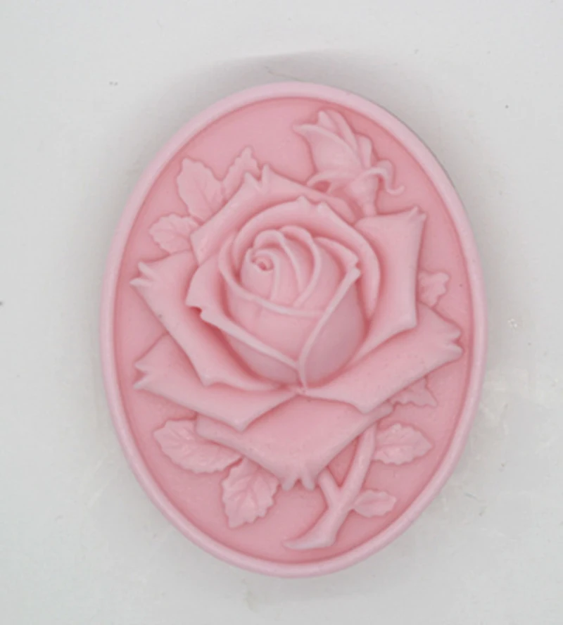 3D Цветочная форма для мыла Роза Силиконовые формы для мыла ручной работы торт Свеча Плесень DIY Смола ремесло для ванной украшения Руна