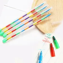 10 цветов карандаш DIY Сменные корейские креативные ручки граффити масляная пастель для детей живопись Рисование Искусство школьные офисные принадлежности