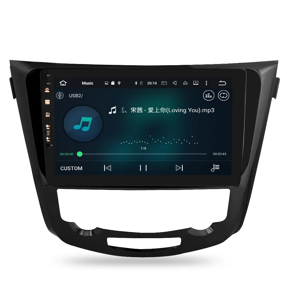 Perfect Android 9.0 Car Radio DVD Player For Nissan Qashqai X-Trail 2014 2015 2016 2017 GPS Multimedia Navigation Bluetooth Video Stereo 3
