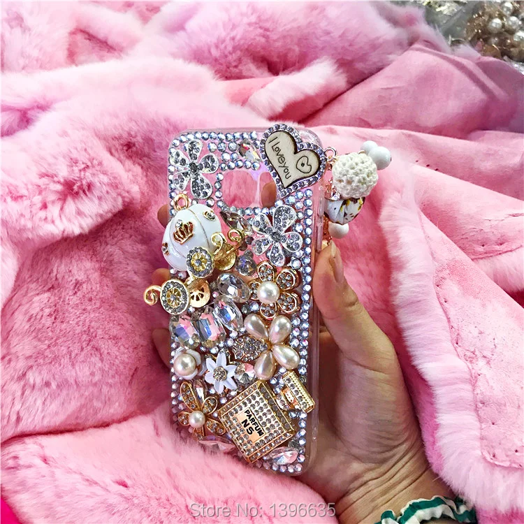 Роскошный блестящий 3D чехол с короной и кристаллами для Samsung Galaxy J4 J6 Plus 2018 J3 J5 J7 2017