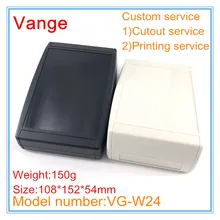 1 шт./лот, черная электрическая коробка 108*152*54 мм, АБС-пластик, Корпус аппарата, корпус для провода, разъем, дизайн