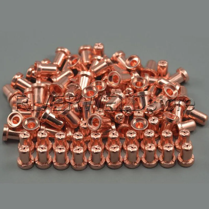 100pcs PT-31 LG-40 Plasma Cutting Cutter Torch Consumables Extended Long Nozzles Tips Fit CT-312 CUT-30 CUT-40 CUT-50 100pcs PT-31 LG-40 Plasma Cutting Cutter Torch Consumables Extended Long Nozzles Tips Fit CT-312 CUT-30 CUT-40 CUT-50