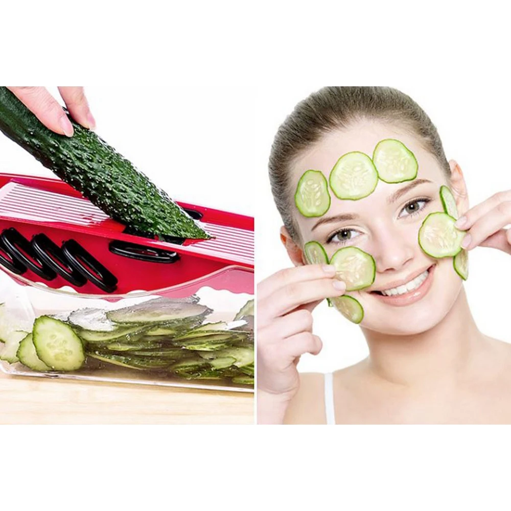 Creative Mandoline Slicer Vegetable Cutter with Stainless Steel Blade Manual Potato Peeler Carrot ChGrater Dicer Kitchen Tool (6)