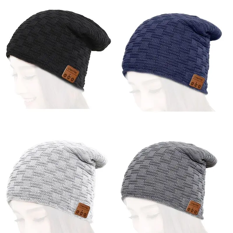 Best Christmas Gift Fashion Wireless Bluetooth Music Hat Cap Bluetooth Earphone Headphone Headset Speaker Mic Sport Knitted Hats