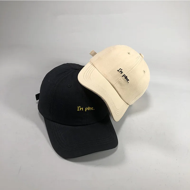 

2019 New Hat women female summer Korean couple caps letters wild baseball caps men outdoor students casual sun hat men snapback