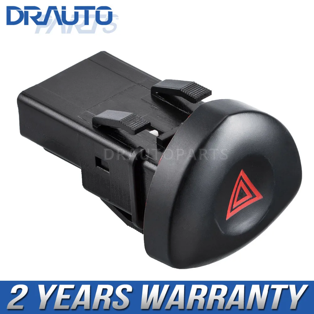 Emergency Hazard Lights Warning Switch For Renault Clio MK II Hatchback