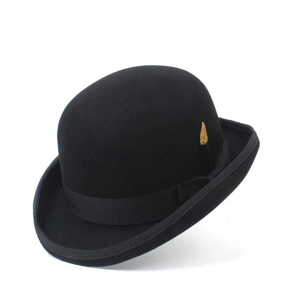 Guerra bowler wool negro Bombin para hombre