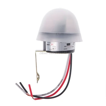 

Automatic Auto On Off Photocell street Light Switch DC AC 220V 50Hz 10A Photo Control Photoswitch Sensor Switch Dropship