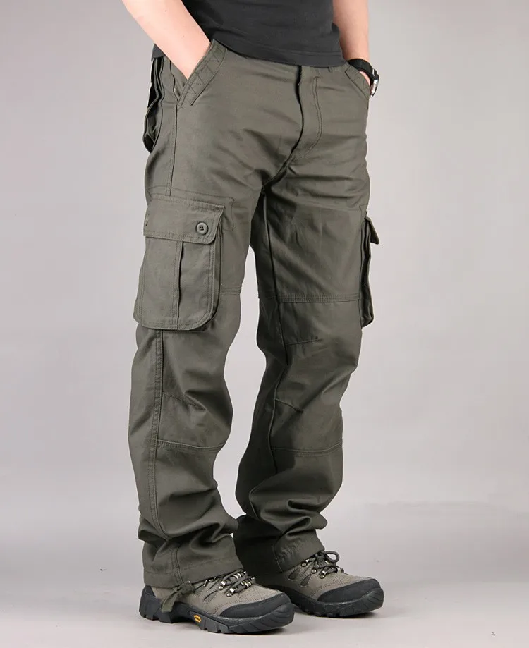 Мужские штаны Военные Тактические повседневные Рабочие комбинезоны армейские высококачественные длинные брюки карго с карманами большой размер 44