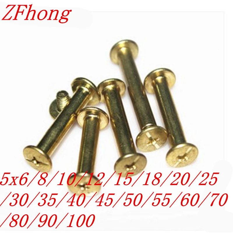 Antique Brass Binder Post 12 Steel Chicago Screws 10 Pack 129315 Craft