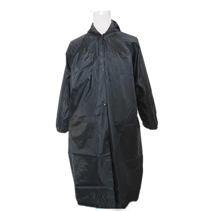 Kaufen Männer lange armee grün regen mantel hohe qualität wasserdichte erwachsene poncho einzigen regenmantel für wandern am outdoor YY090