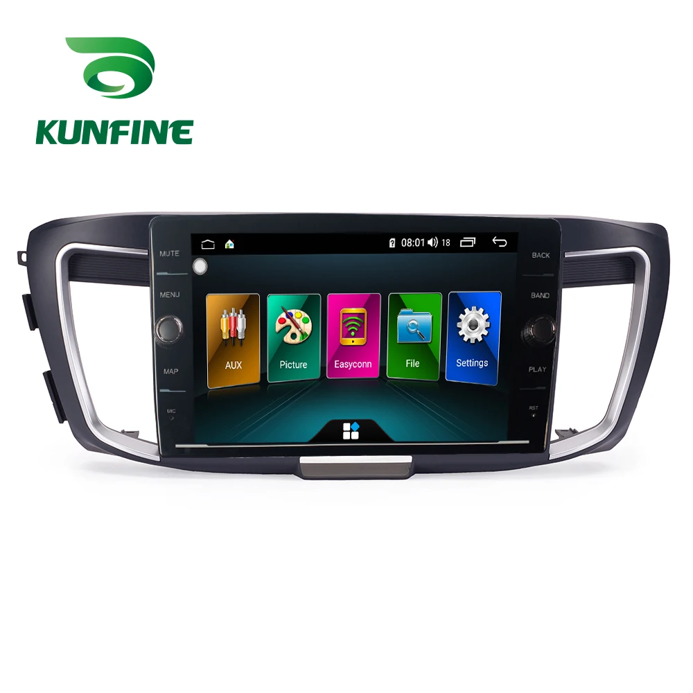 Sale Octa Core ROM 64GB Android 8.1 Car DVD GPS Navigation Player Deckless Car Stereo For Honda Accord 2014-2017 Radio Headunit 2