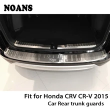 NOANS для Honda CRV CR-V авто задний багажник дверь Бампер анти полоски от царапин нержавеющая сталь аксессуары