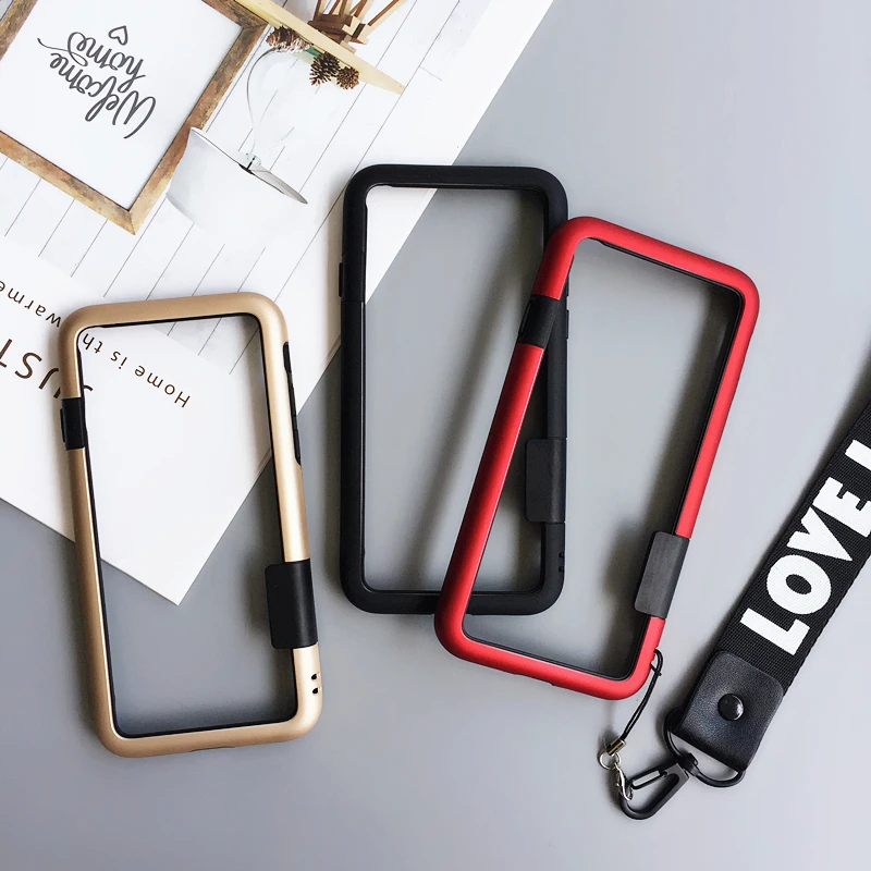 Для iphone 8 plus бампер мягкий цветной ударопрочный Силикон + PC рамка для Apple X 7 6 S p 6splus
