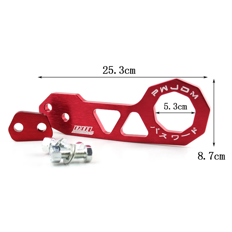 RASTP- JDM СТИЛЬ гоночный задний буксировочный крюк алюминиевый сплав задний буксировочный крюк для Honda Civic RS-TH004