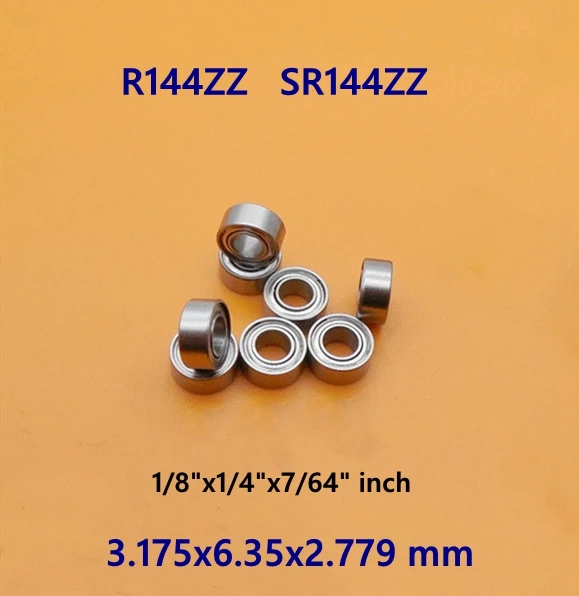 50100pcs R144zz Sr1442z Dental Handpiece Bearings Inch 1/8"x1/4"x7/64