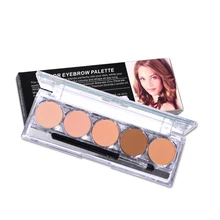 Макияж для бровей 5 цветов пудра для бровей Палитра для бровей Тени 24 часа водонепроницаемый стойкий