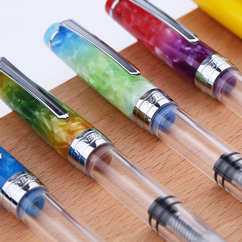 Moonman Penbbs поршневая перьевая ручка 309 вместительный прозрачный акриловый тонкий