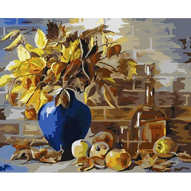 Раскрашивание по номерам Still Life 3 DIY краски для рисования подарочные товары