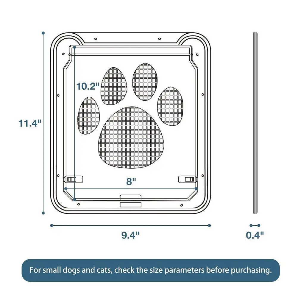 SaiDeng собака отпечаток шаблон Pet кошка дверь окно дверь экран собачка лоскут Зоотовары-30