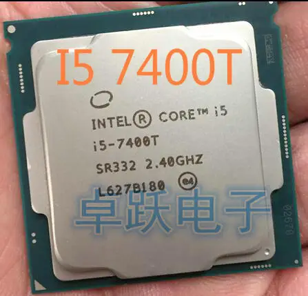 Оригинальный четырехъядерный процессор Intel Core I5 7400T QS версии 2 4 ГГц 6 Мб кэш-памяти