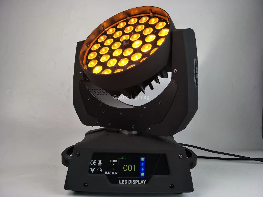 Освещение Гуанчжоу rgbwa 36x15 w zoom led moving head wash light