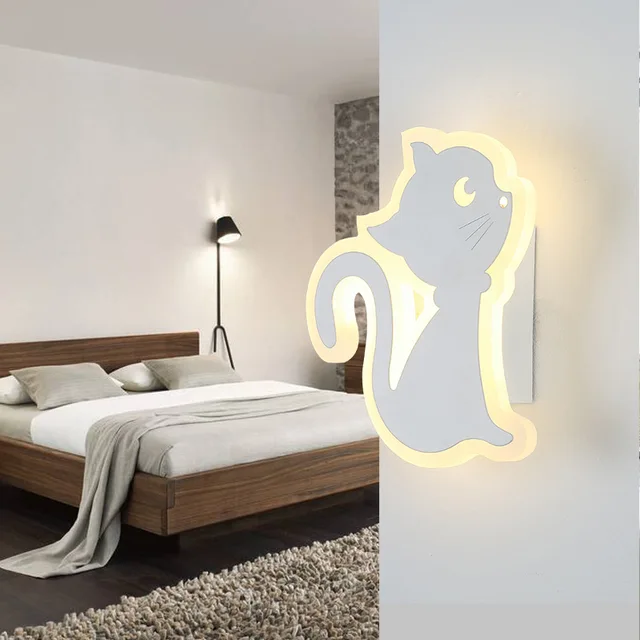 Semplice Moderna Comodino Camera Da Letto Lampada Da Parete A LED ... Semplice Moderna Comodino Camera Da Letto Lampada Da Parete A LED ...