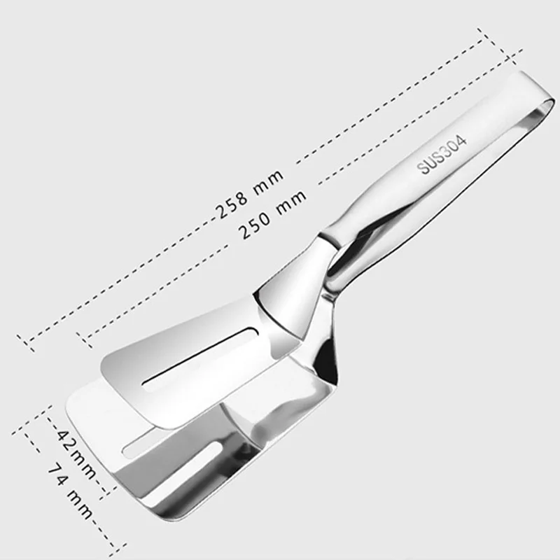 UPORS 304 щипцы для барбекю из нержавеющей стали антипригарные стейк Тонг кухонные щипцы закуски а-ля фуршет, зажим для курицы пиццы хлебные щипцы
