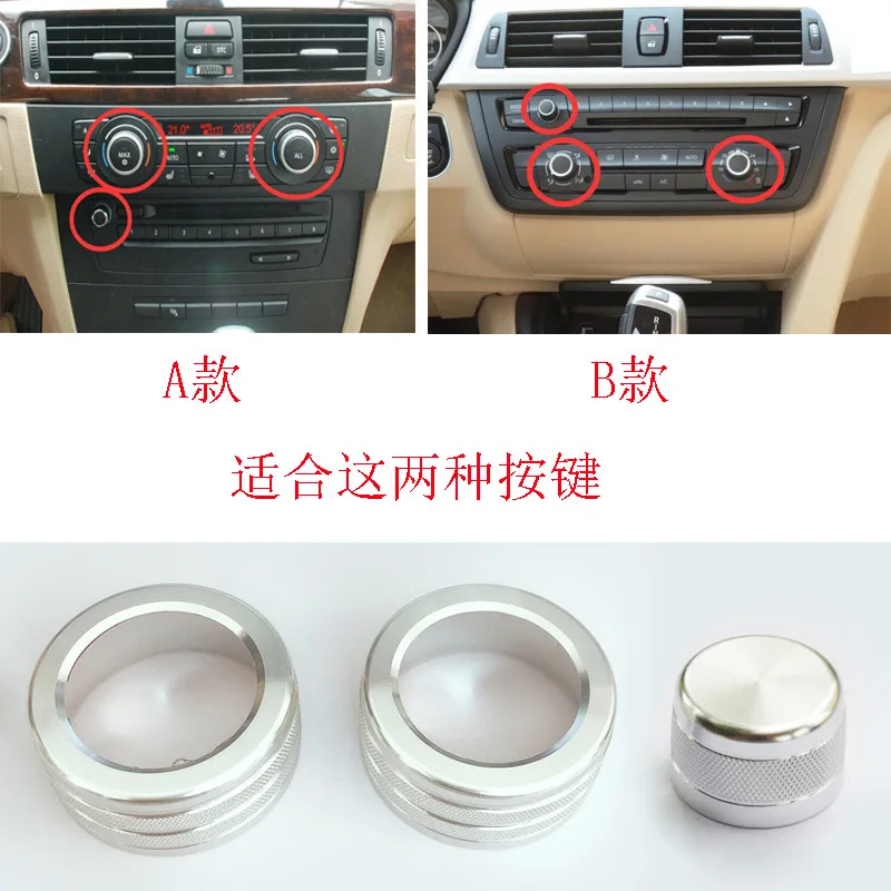 Auto Center konsole klimaanlage volumen control knob knopf ring abdeckung  rahmen aufkleber Für BMW 3 serie E90 E92 E91 - AliExpress