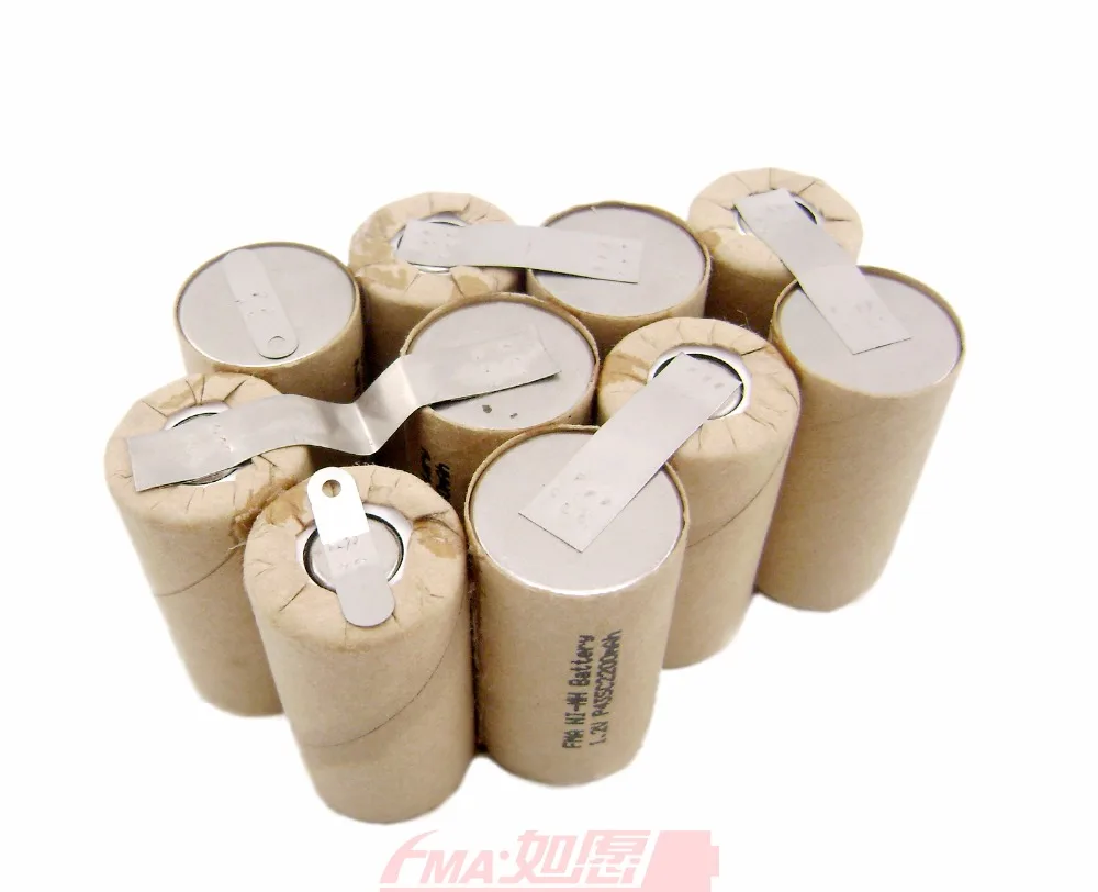 NiMH Sub C SC 12V 2200mAH 26.4Wh Battery for AEG Power tools