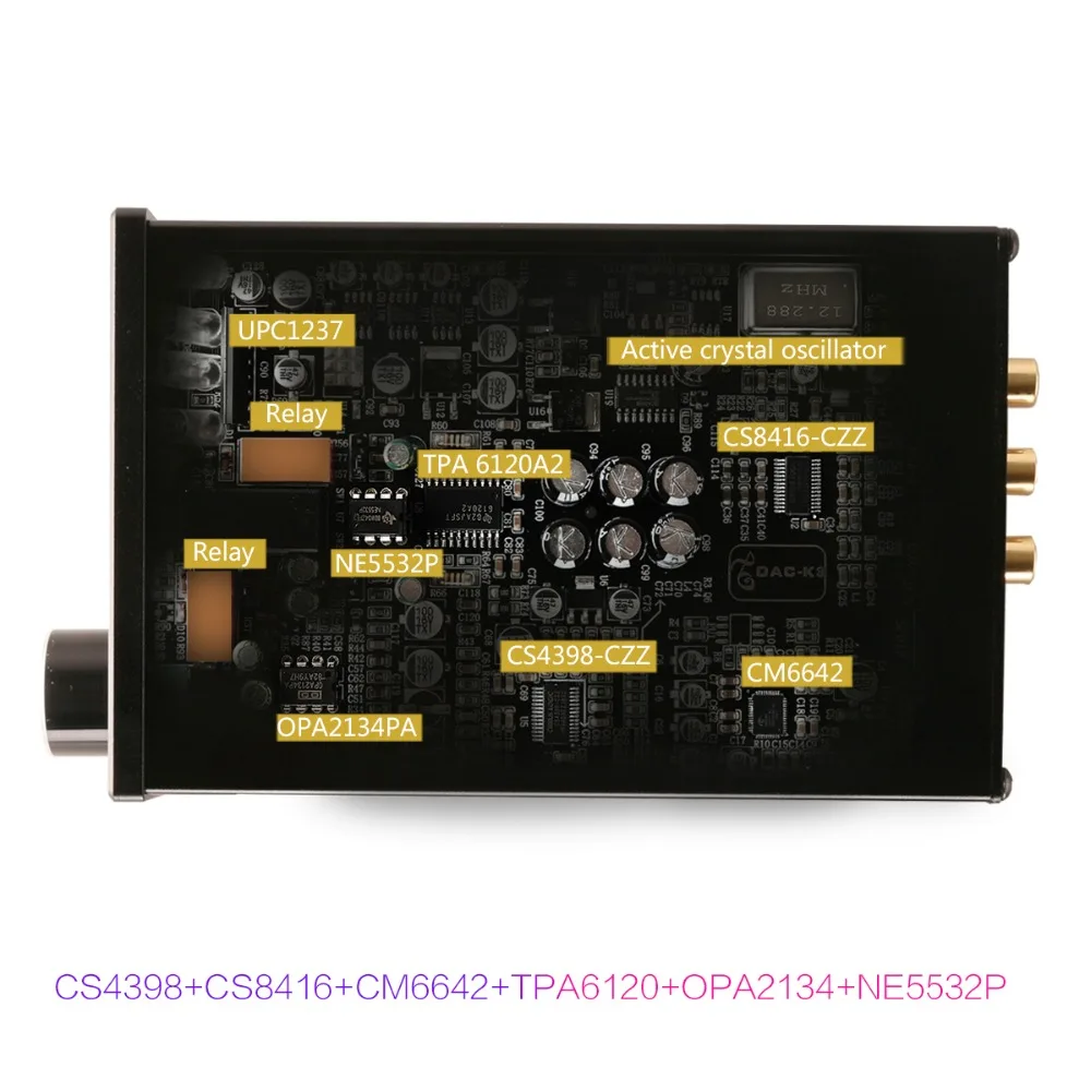 Цифровой аудио декодер KGUSS мини Hi Fi 2 0 DAC вход USB/коаксиальный/оптический выход