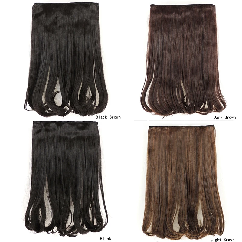 Clip in fringe black Human real Hair extensions neat bangs