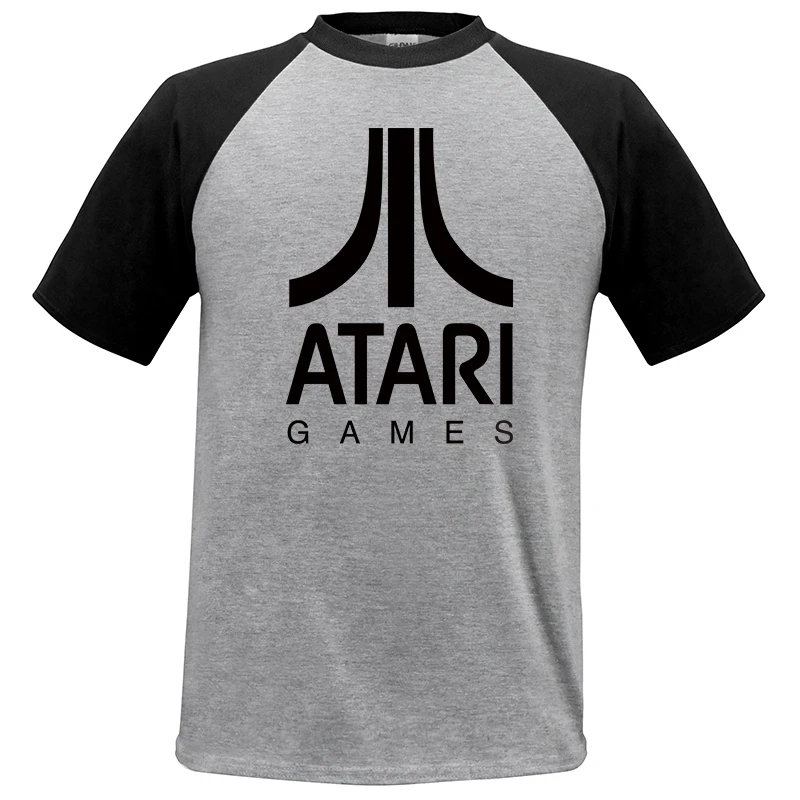 

Cool ATARI LOGO men t shirt man reglan T-SHIRT brand summer cozy fashion 100% cotton mens top tees new gift Free shipping S-2XL