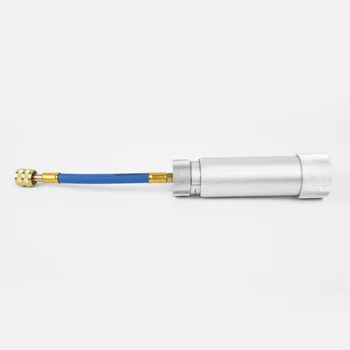 

1 Set Oil Injector Hand Turn Pump Oil Injection Car A/C Adapter Useful