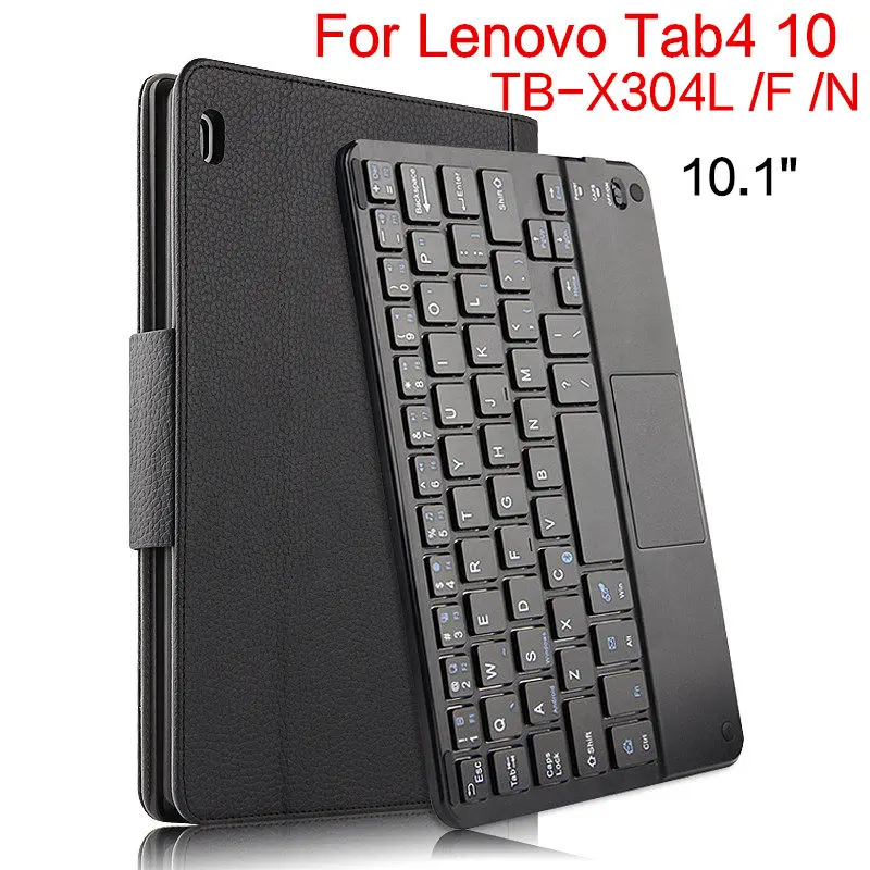 Чехол для Lenovo Tab 4 10 ТБ X304L TB X304F N 1 дюйма защитный чехол с Bluetooth клавиатурой кожаные
