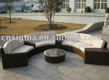 

Hot sale elegant rattan garden moon chair