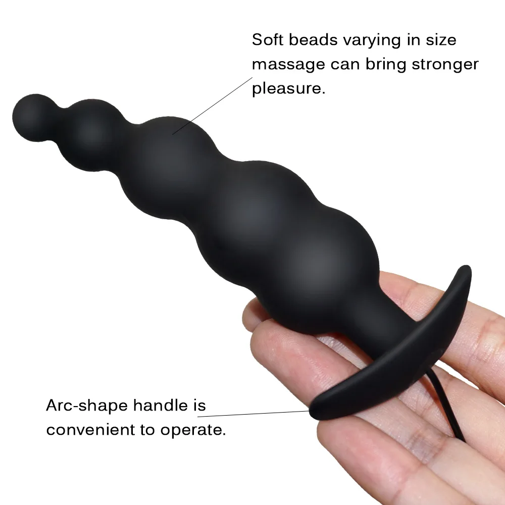 Anal Vibrator Silicone Prostate Massager Anal sex toys For Women Vibrating Anal Beads Plug 12 Mode Butt Plug Sex Toys For Men