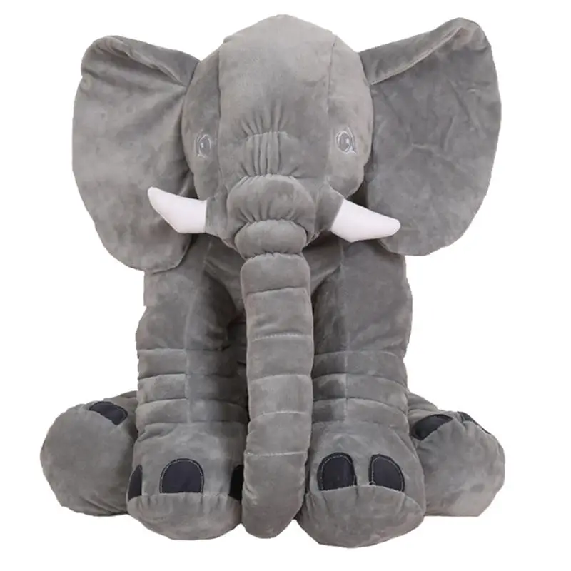 Elephant Pillow Plush Stuffed Toy Dolls Sweet Cute Cartoon Animal ...