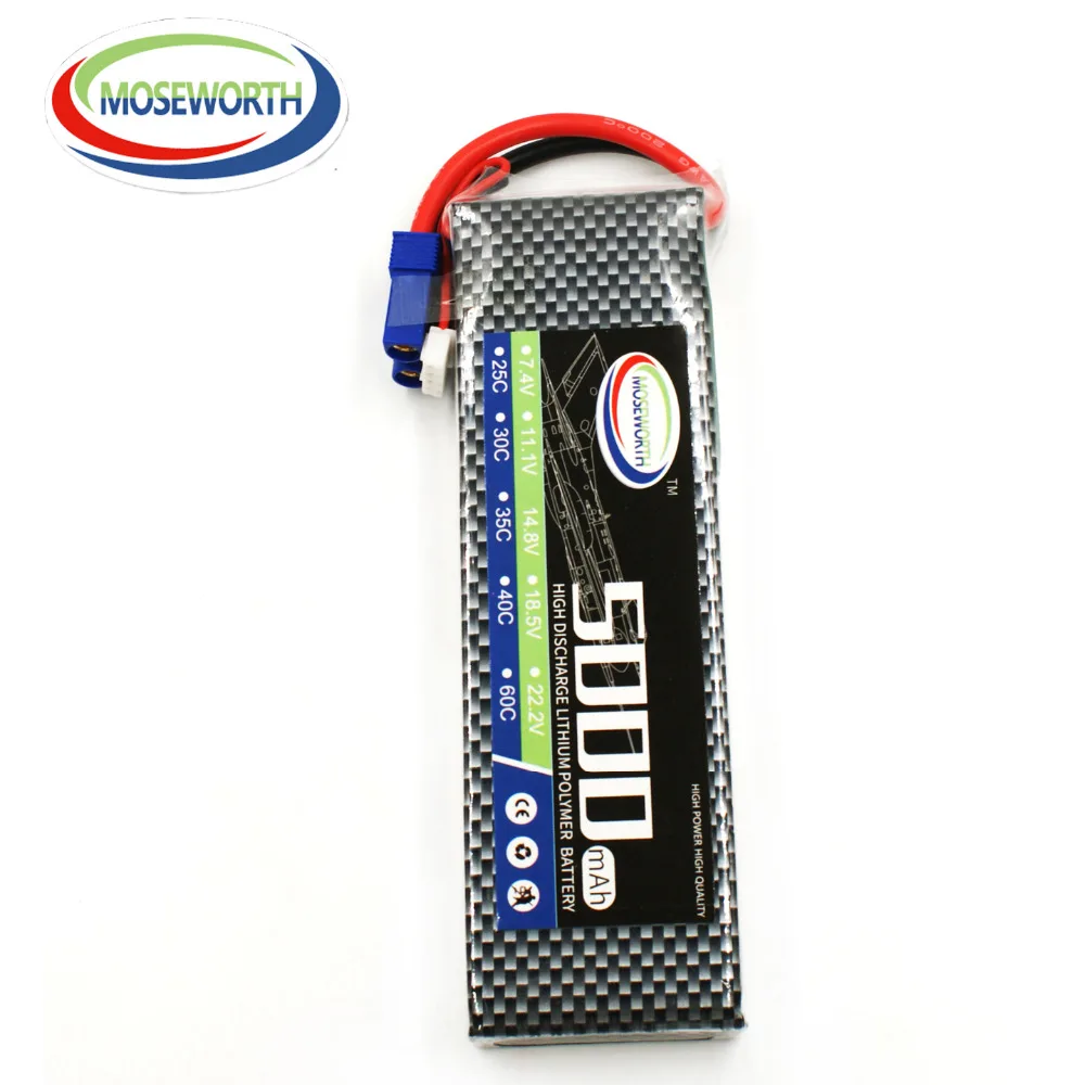 Новые батареи 3S 11 1 В 5000 мАч 60C RC Lipo батарея для радиоуправляемого квадрокоптера