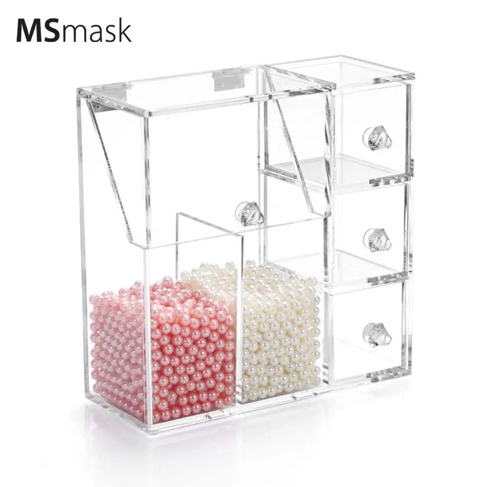 

Hot New Multi Function Acrylic Storage Box Fashion Makeup Beauty Cosmetics Storage Box Storage Box Drop shipping