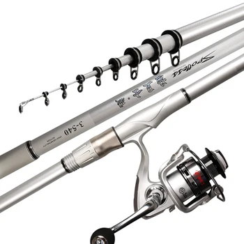 High Carbon Rock Fishing Rod Superhard Fishing Stick Super Light Hand Rod Sea Pole Telescopic Fishing Rod Pesca 3.6m 4.5m 6.3m