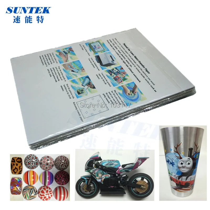 40sheets lot blank clear transparent laser printing water decal blank decal sheets