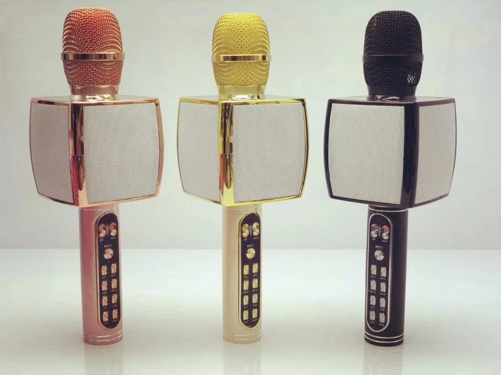 

Fashion YS91 Wireless Bluetooth Karaoke Microphone Studio Portable KTV Home Mic Professional Condenser Mikrofon Rechargeable