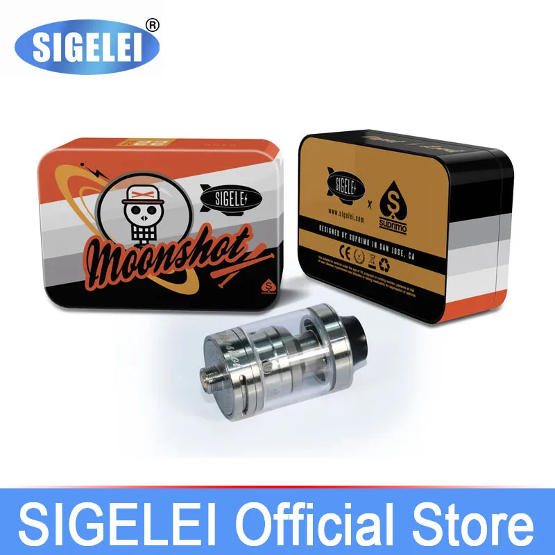 Очень хороший атомайзер SIGELEI Moonshot 2 мл 3 емкость RDTA для вейпа электронная сигарета