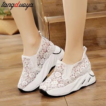 

women thick sole shoes woman platform wedges shoes for women breathable casual shoes loafers women 2020 zapatos mujer