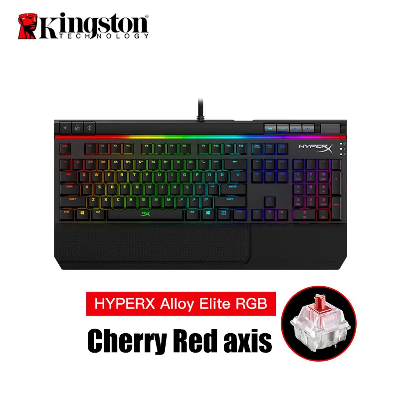 Kingston HyperX сплав Elite Edition электронная Спортивная игровая механическая клавиатура