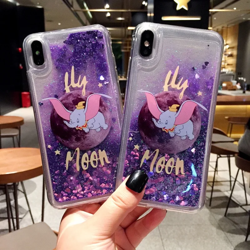 Блестящий Прозрачный Чехол С Рисунком Слона для Samsung A30 A50 A10 A20 S10 M10 M20 S7 Edge S8 S9 A6 Plus