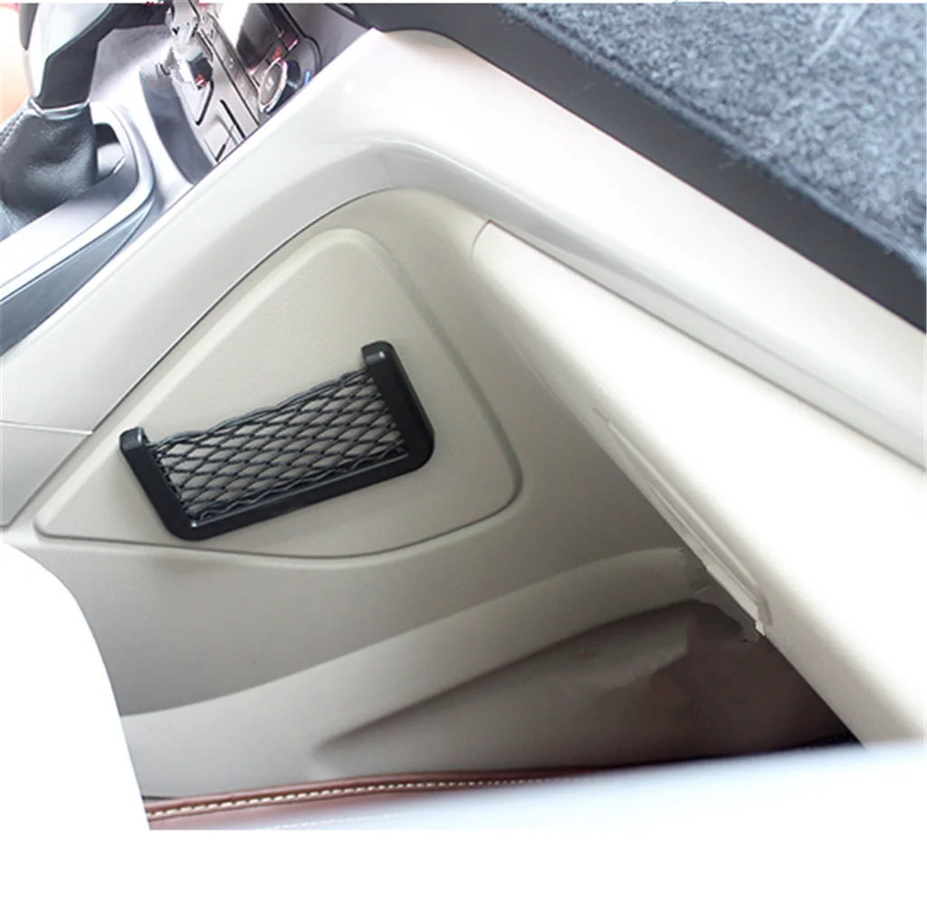 Автомобильное сиденье боковая задняя эластичная Сетчатая Сумка держатель мобильного телефона для Jeep Renegade Cherokee Wrangler Компас Патриот
